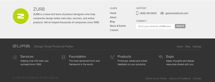 What Your Footer Says About Your Business 